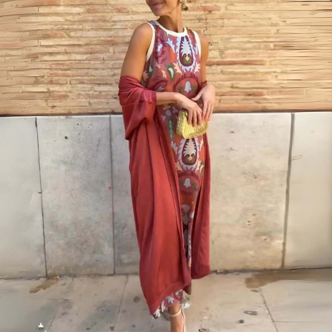 Capucine | Ensemble deux pièces imprimé au style urbain