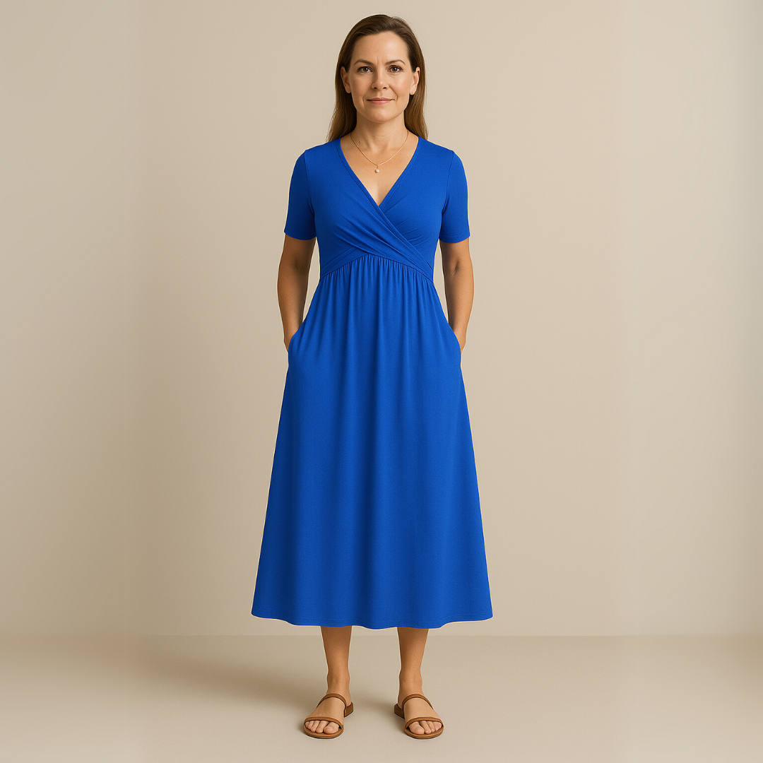 Annelies | robe longue évasée et légère