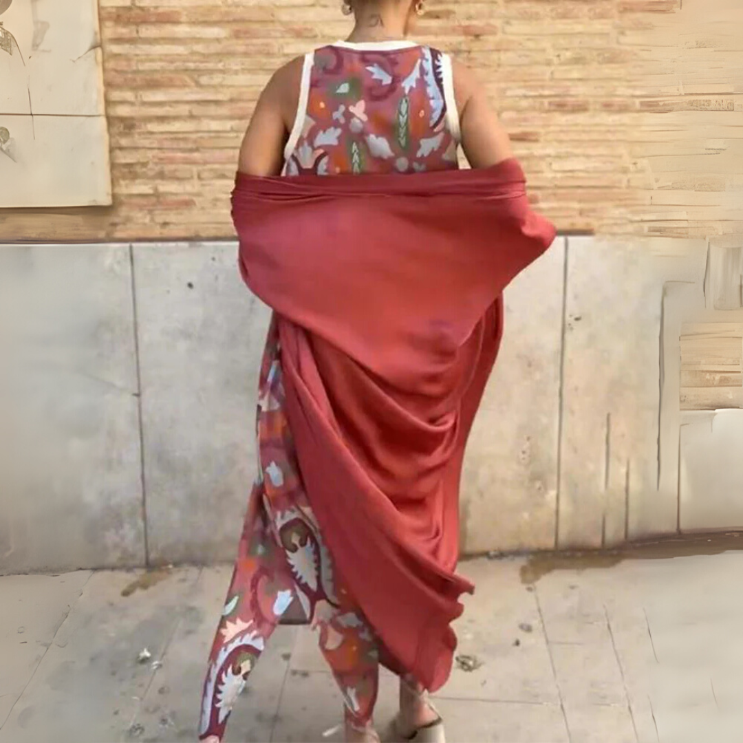 Capucine | Ensemble deux pièces imprimé au style urbain