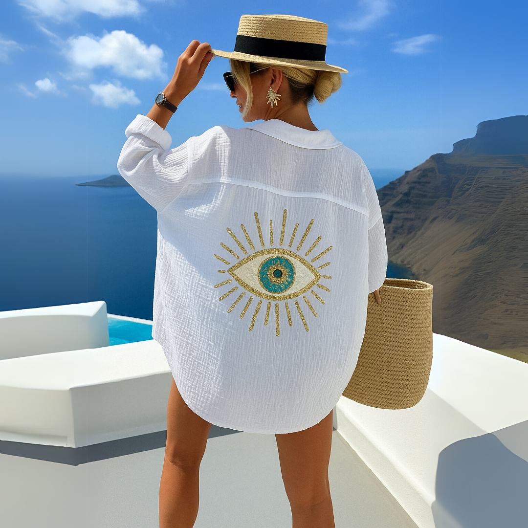 Anne | Blouse décontractée style Ibiza