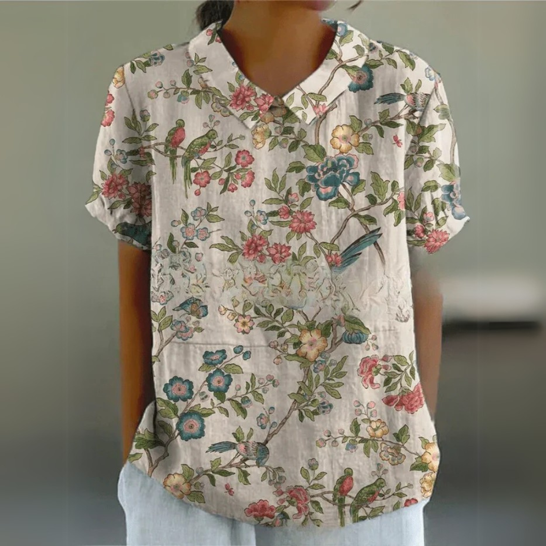 Inga | Blouse à imprimé fleuri