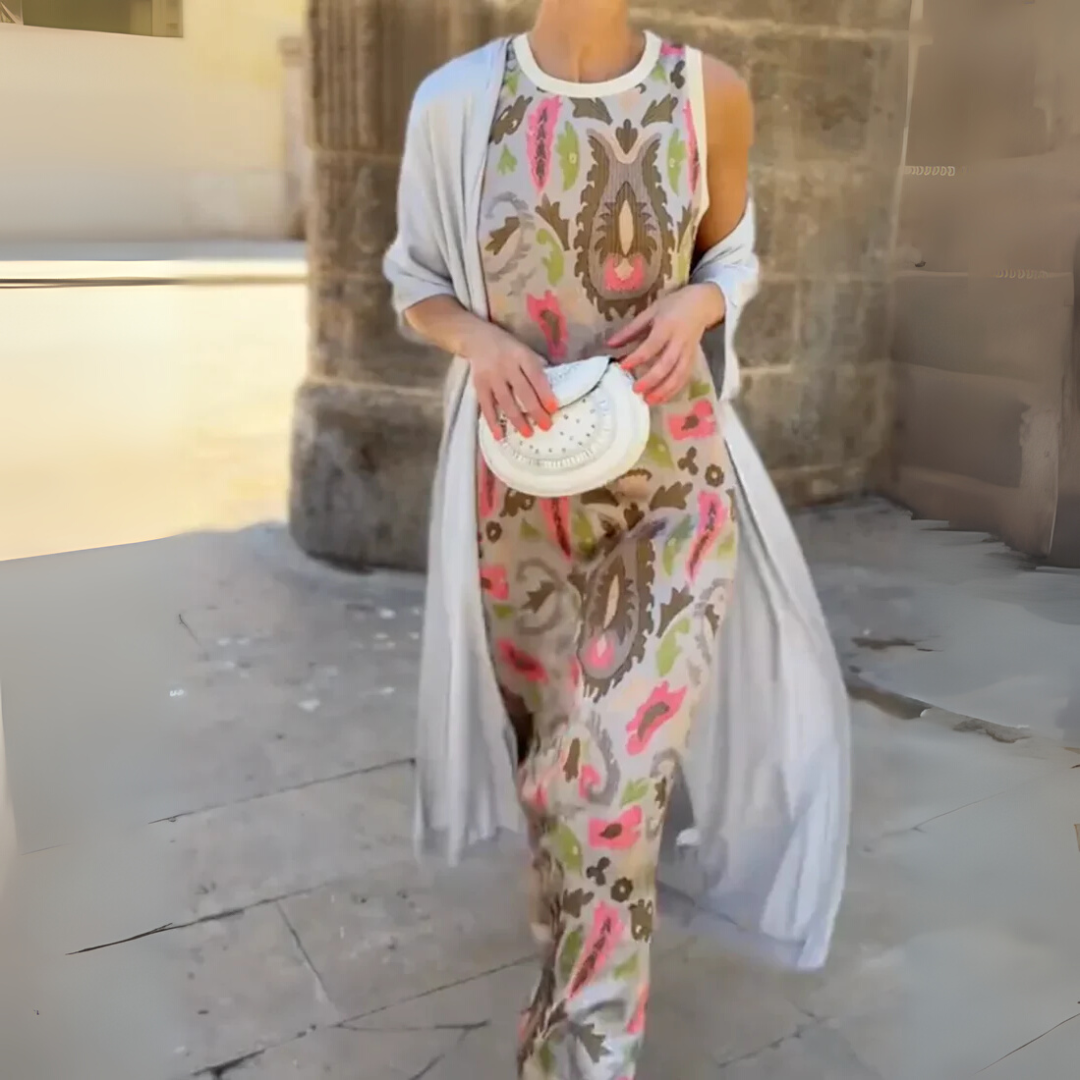 Capucine | Ensemble deux pièces imprimé au style urbain