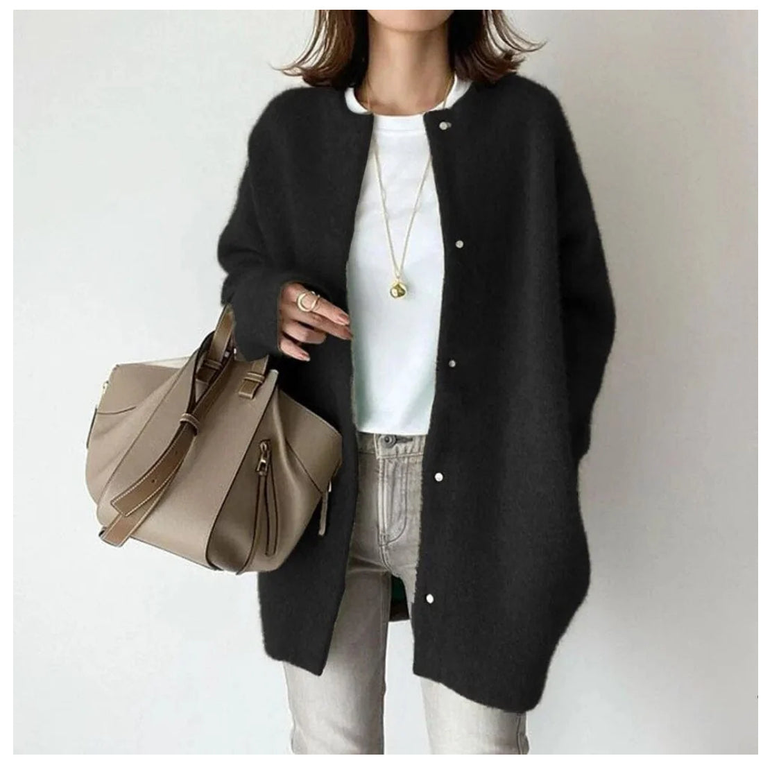 Lorna | Gilet Boutonné de Luxe