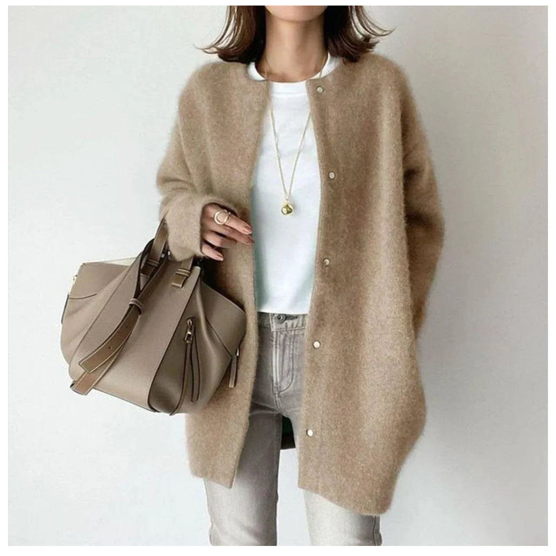 Lorna | Gilet Boutonné de Luxe