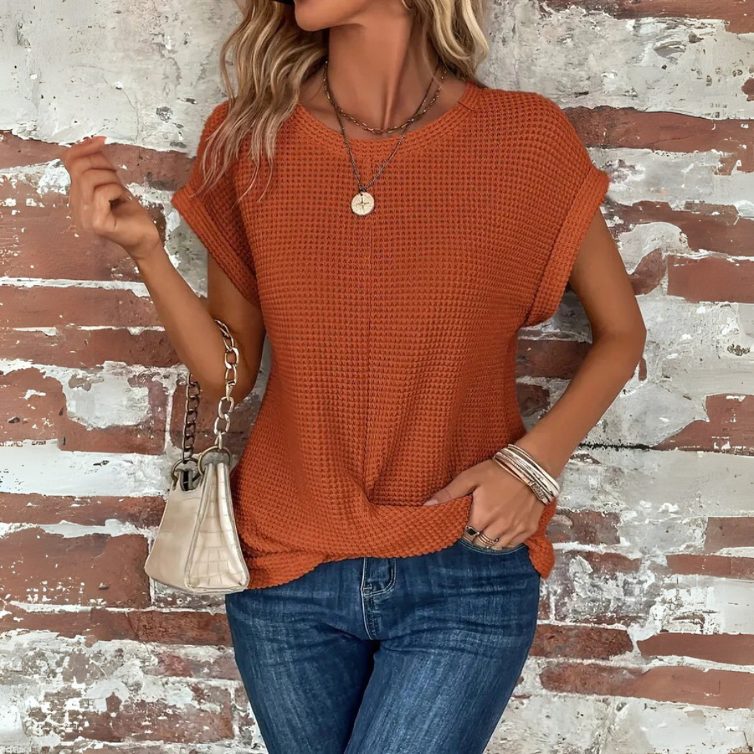 Sophie | Le T-shirt Col Rond Cœur