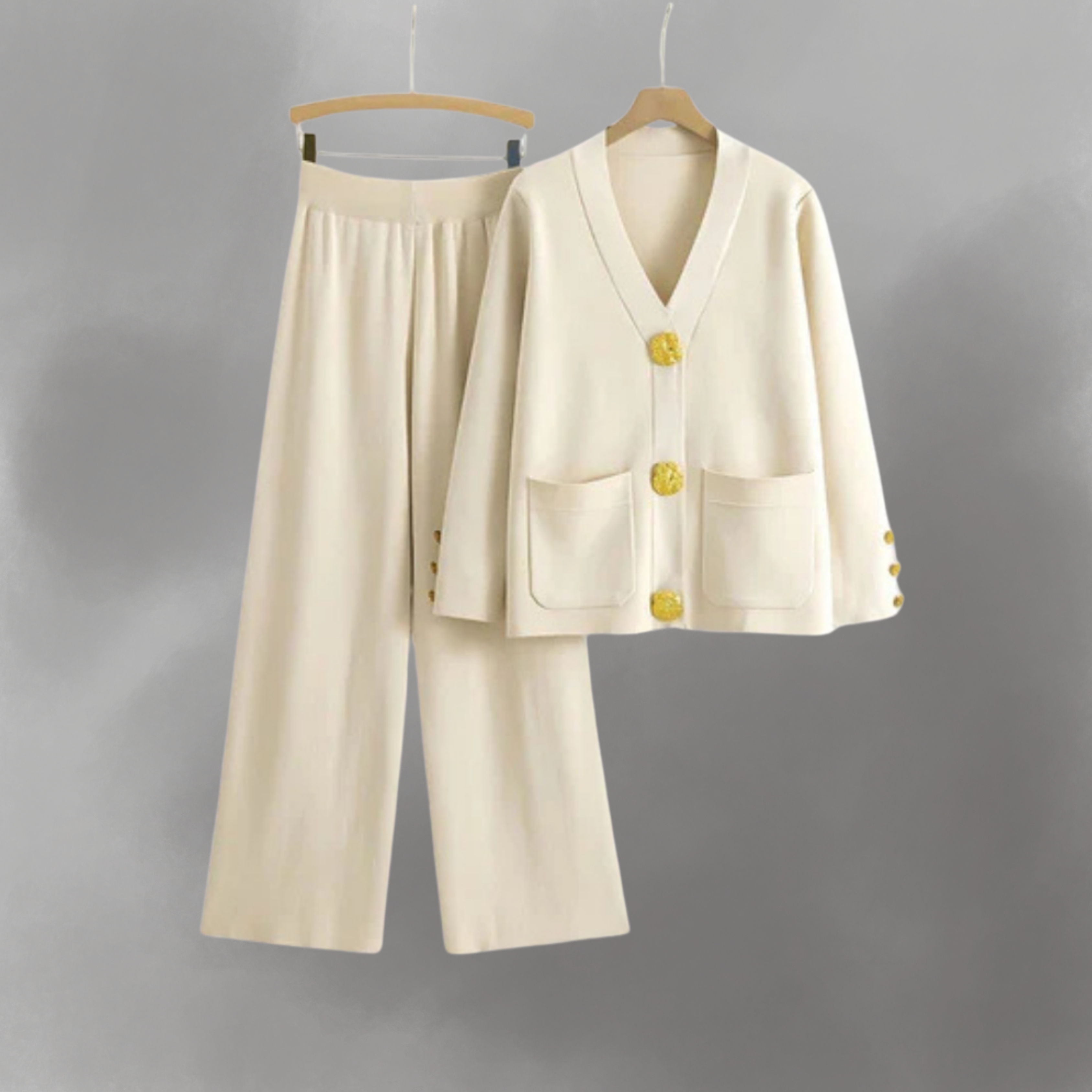 Celeste |  Ensemble en maille de luxe