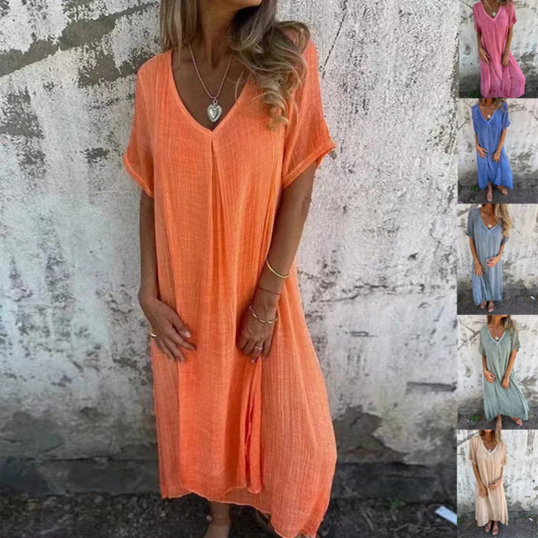 Naia | Robe à col en V
