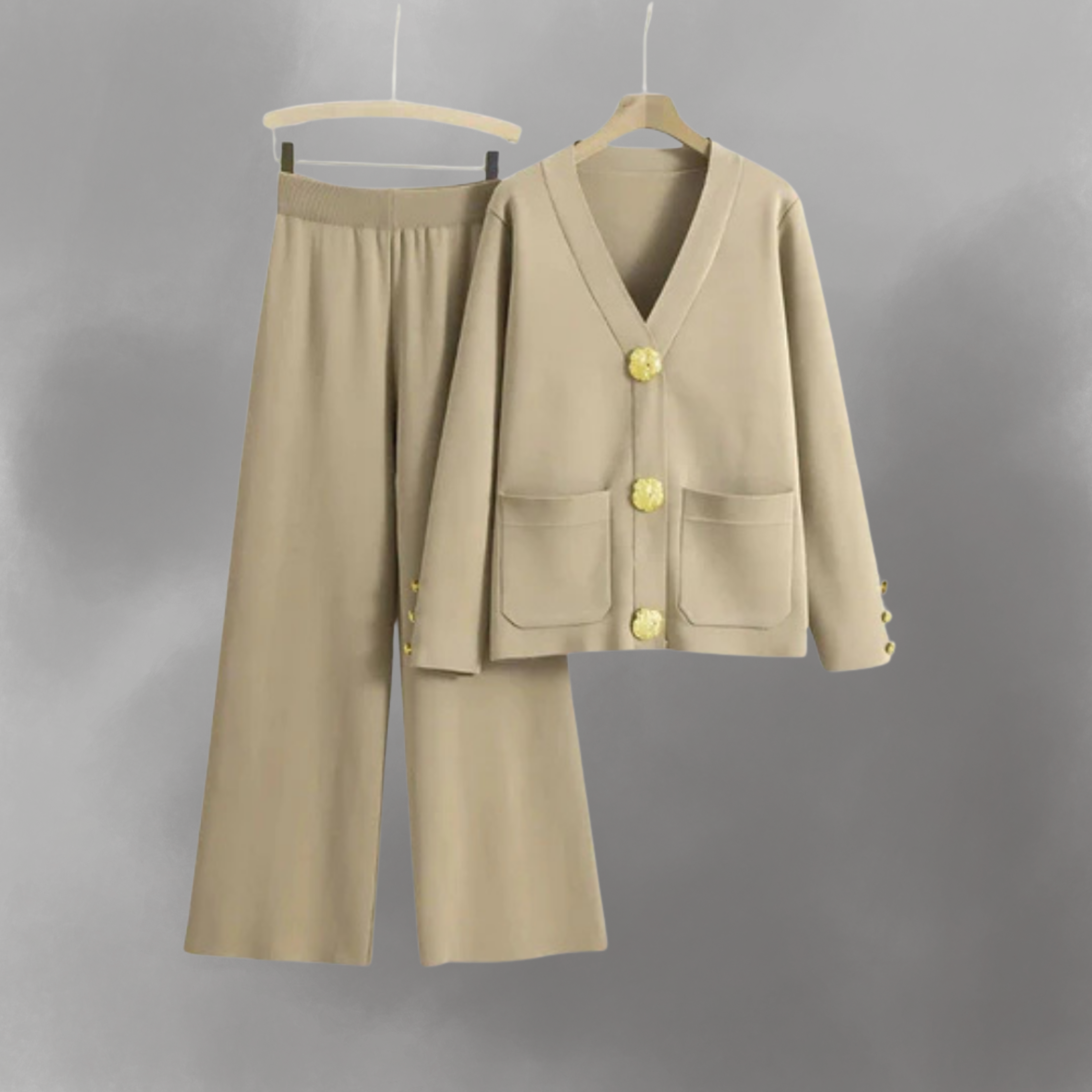 Celeste |  Ensemble en maille de luxe