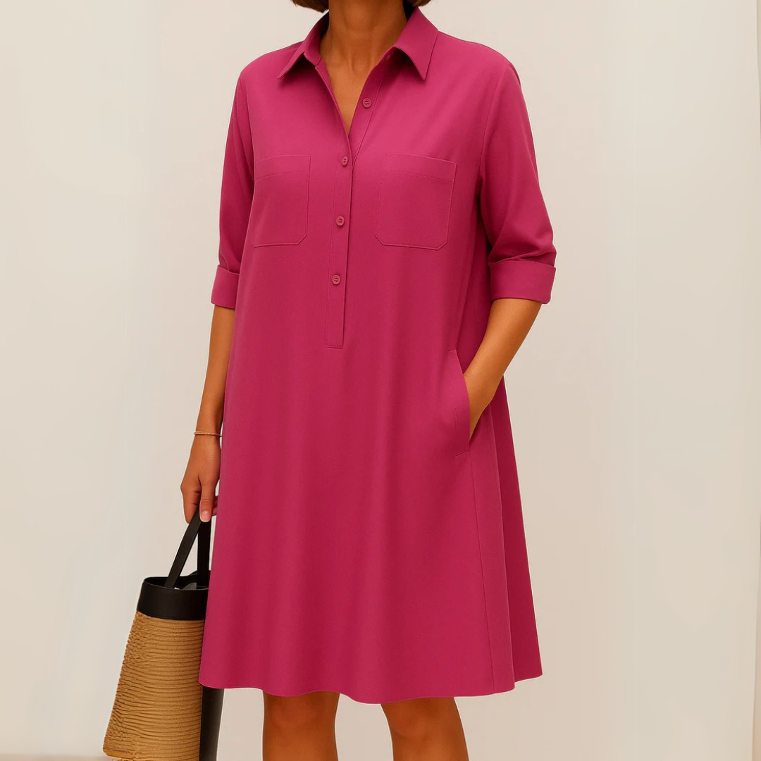 Barbara | Robe à Boutons
