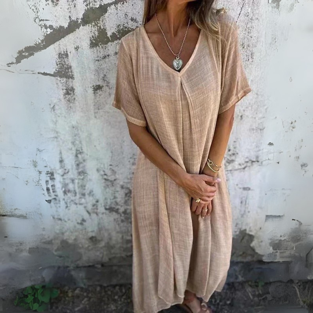 Naia | Robe à col en V