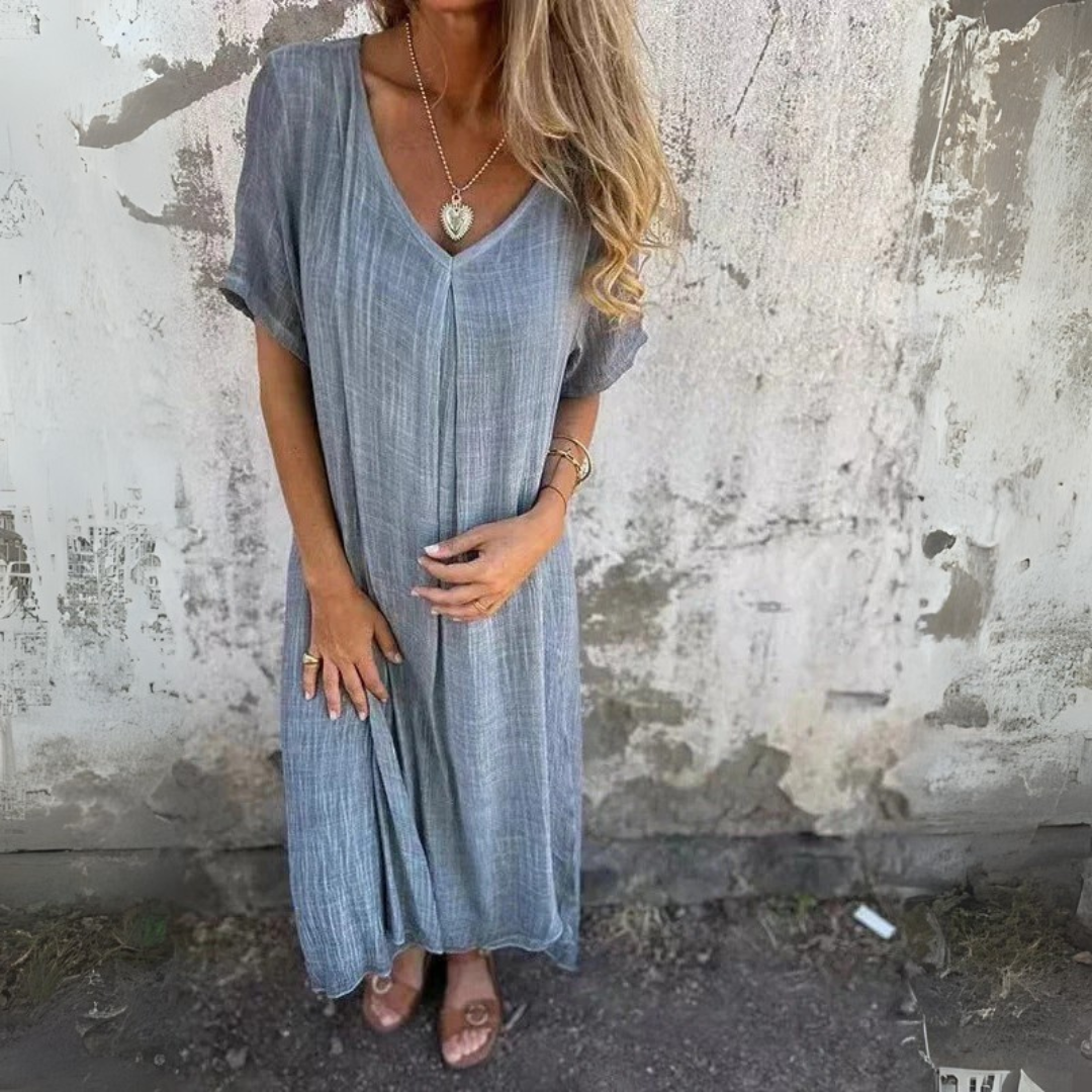 Naia | Robe à col en V