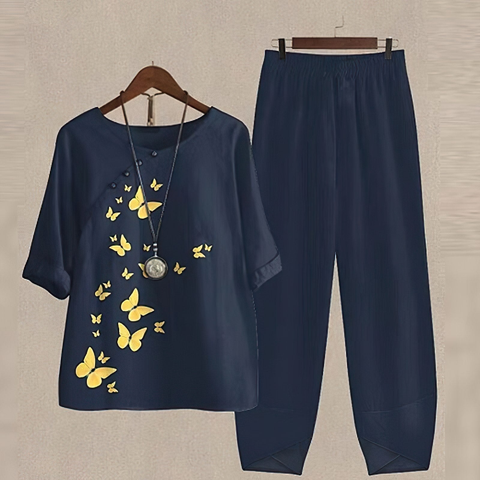 Adèle | Ensemble Chic Sans Effort - Chemise et Pantalon